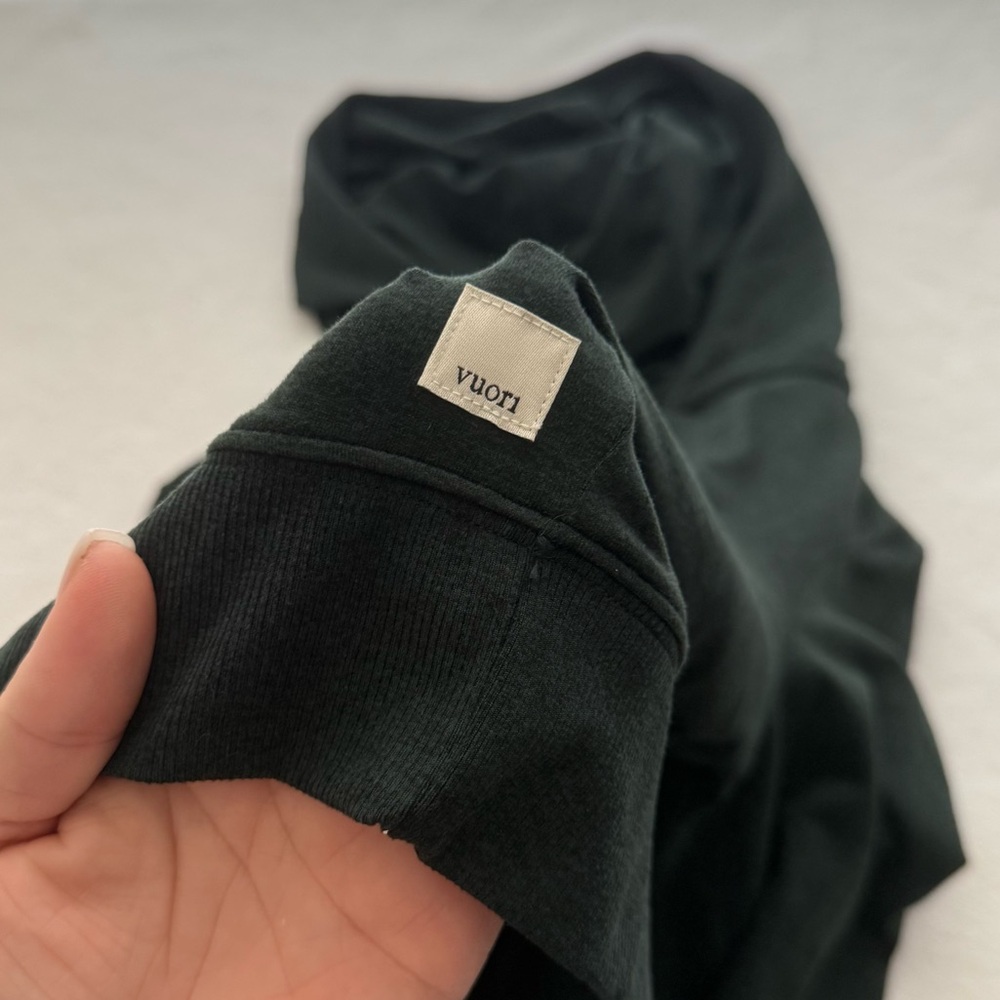 Vuori Dark Green Hoodie - Picture 7 of 10